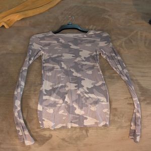 Long sleeve camo shirt